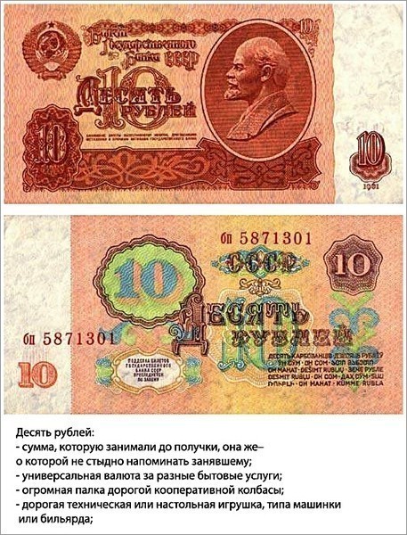 10 rubley 1961